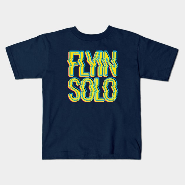 FLYIN' SOLO Kids T-Shirt by azified